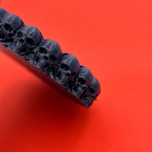 Підставка під чашку з черепами