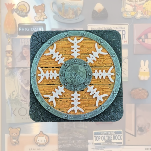 Магніт Шолом Жаху на щиті