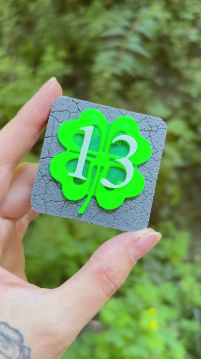 Магніт Lucky 13 з конюшиною
